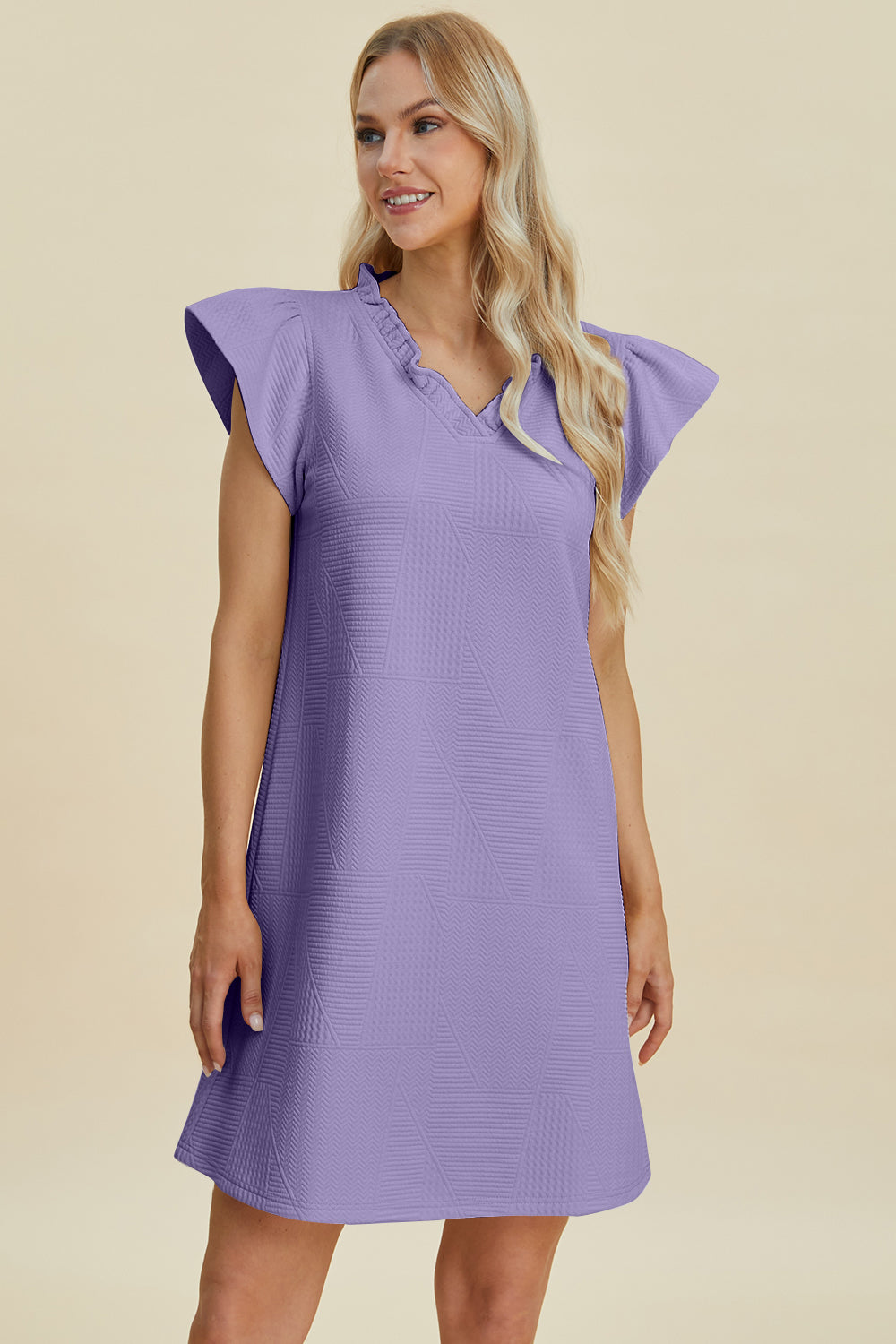 Double Take Full Size Ruffled V-Neck Cap Sleeve Dress Apparel/Dress Double Take Dress Ship from USA TikTok Trendsi USPS Walmart Walmart Apparel Trendsi https://www.cyberehub.com