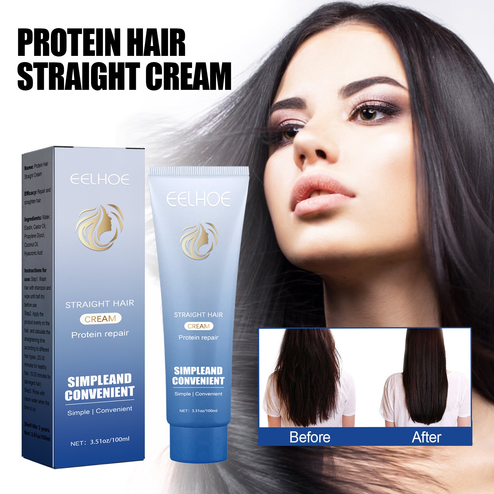 Protein Hair Straightening Cream Nourishes Hair, Smooths Hair And Scalp, And Takes Care Of Smooth, Frizzy And Dry Hair Health Eprolo https://www.cyberehub.com