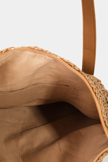 Fame Straw Braided Tote Bag Fame Accessories Ship from USA TikTok USA Trendsi https://www.cyberehub.com