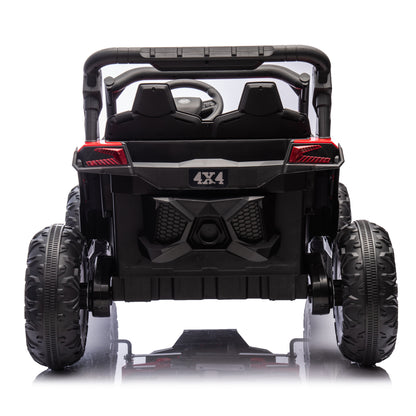 24V Two-Seater Kids Ride On UTV W/Parents Remote Control,Four-Wheel Suspension,Slow Start,Large wheel design,Anti-collision bar,Storage space,Music,USB,Bluetooth,Volume control,LED lights for Kids 3+. Giga Kids Toys Giga https://www.cyberehub.com