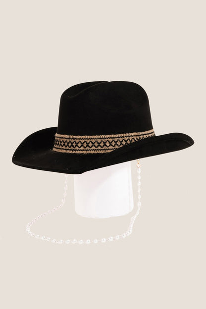 Fame Ornate Band Cowboy Hat Bk One Size Fame Accessories Ship from USA TikTok USA Trendsi https://www.cyberehub.com