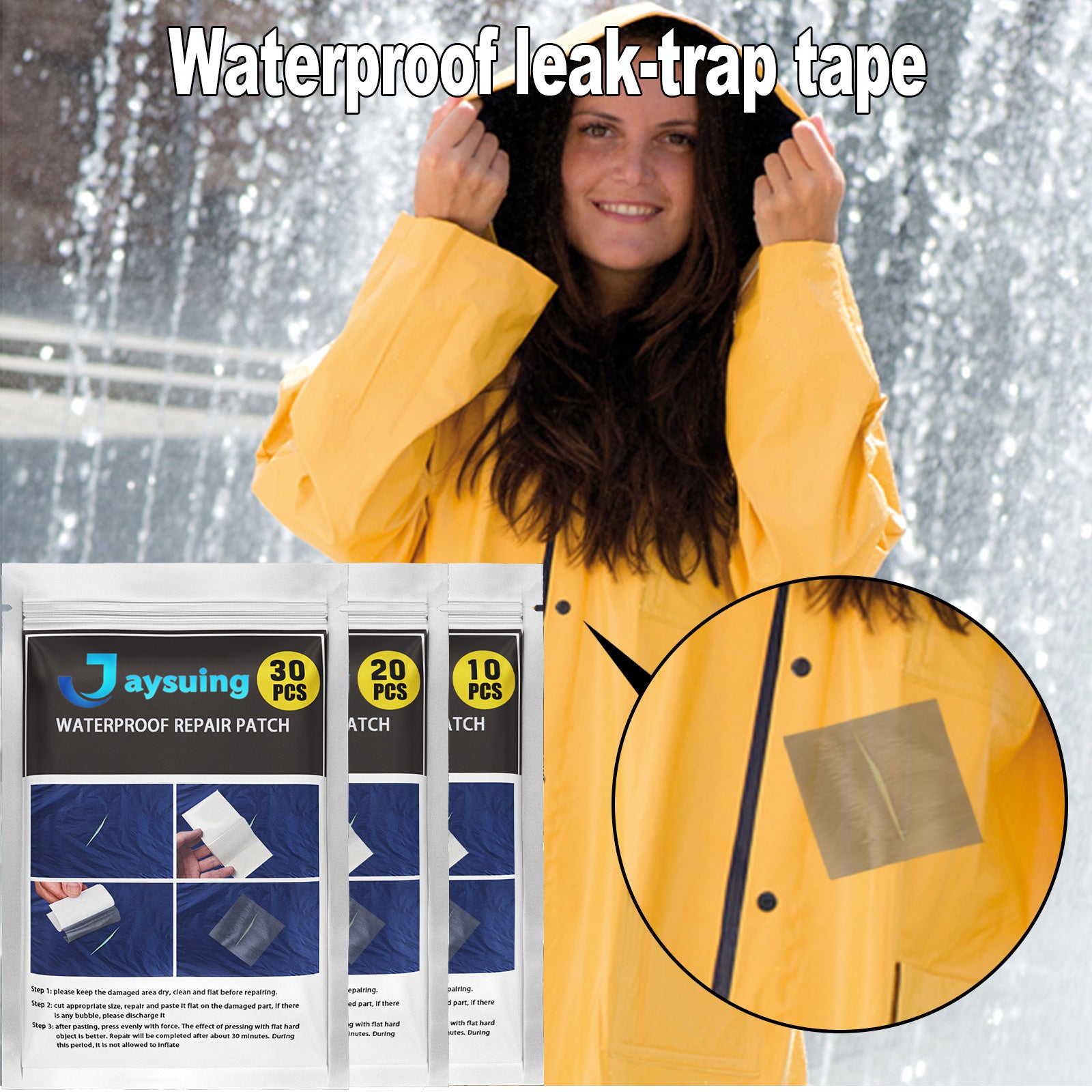 Waterproof Adhesive Leak Repair, Waterproof Coating Tent Umbrella Inflatable Pool Balloon Self-Adhesive Repair Tape Home & Garden Home Eprolo https://www.cyberehub.com