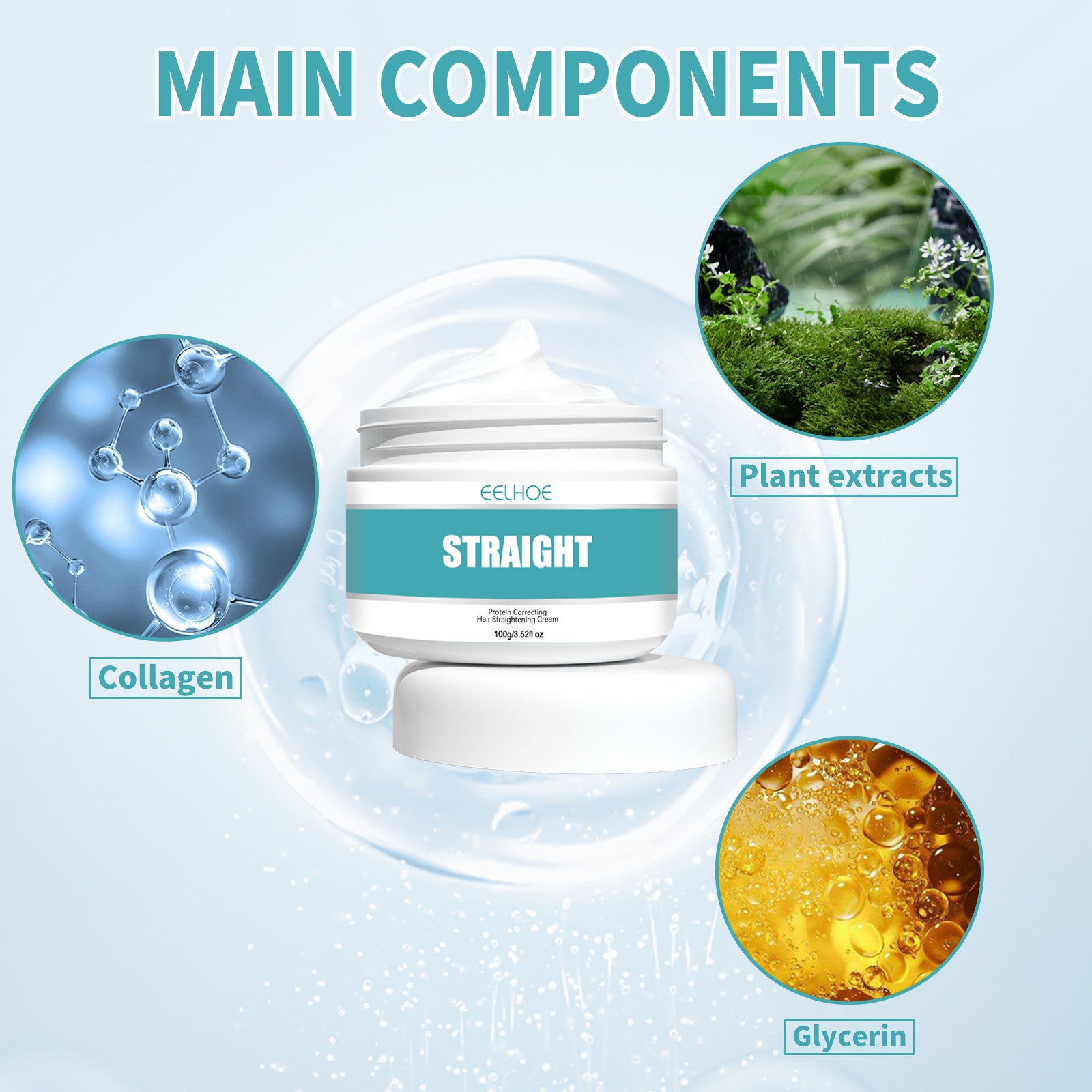 Collagen Hair Straightening Cream, Repair Damaged Hair To Smooth Frizz And Split Free Smoothing Cream Health Eprolo https://www.cyberehub.com