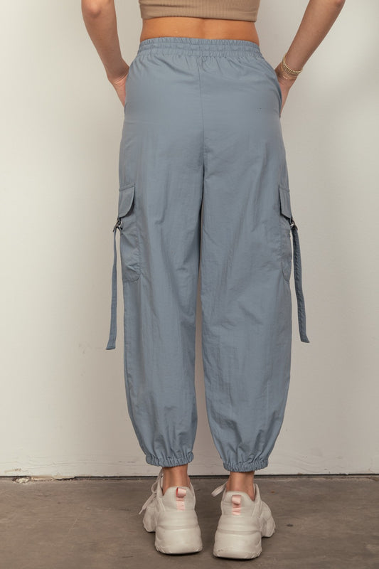 VERY J Elastic Waist Woven Cargo Pants Bottoms Bottoms Clothing Pants Ship from USA VERY J Women Trendsi https://www.cyberehub.com