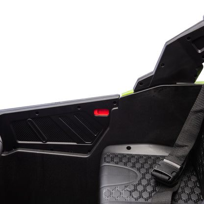 24V Two-Seater Kids Ride On UTV W/Parents Remote Control,Four-Wheel Suspension,Slow Start,Large wheel design,Anti-collision bar,Storage space,Music,USB,Bluetooth,Volume control,LED lights for Kids 3+. Giga Kids Toys Giga https://www.cyberehub.com