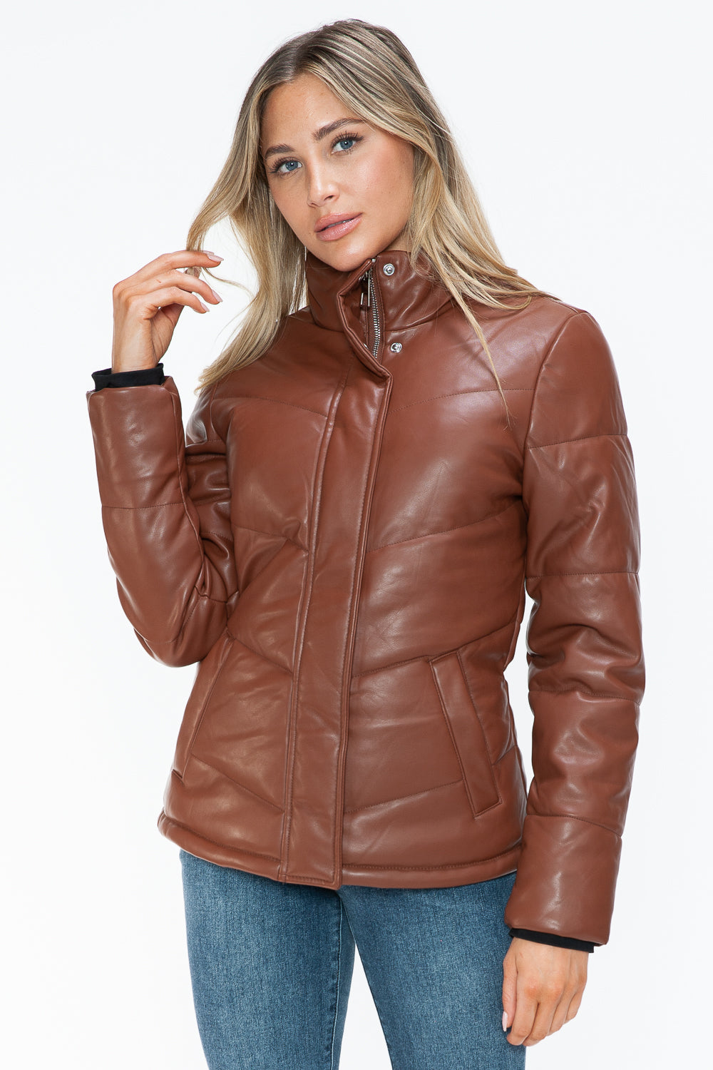 Snobbish Pocketed Zip Up Turtleneck Puffer Jacket Tops/Jackets/Sweaters Clothing Tops Ship from USA Snobbish TikTok Trendsi USPS Walmart Trendsi https://www.cyberehub.com