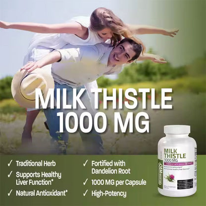 120 capsules of milk thistle grass dandelion root liver supplement Supplements Eprolo https://www.cyberehub.com
