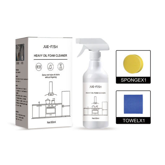 Jue-Fish Heavy Oil Foam Cleaner, Kitchen Stove Range Hood Wash Basin Oil Dirt Removal Cleaner default title Home & Garden Home Goods Eprolo https://www.cyberehub.com