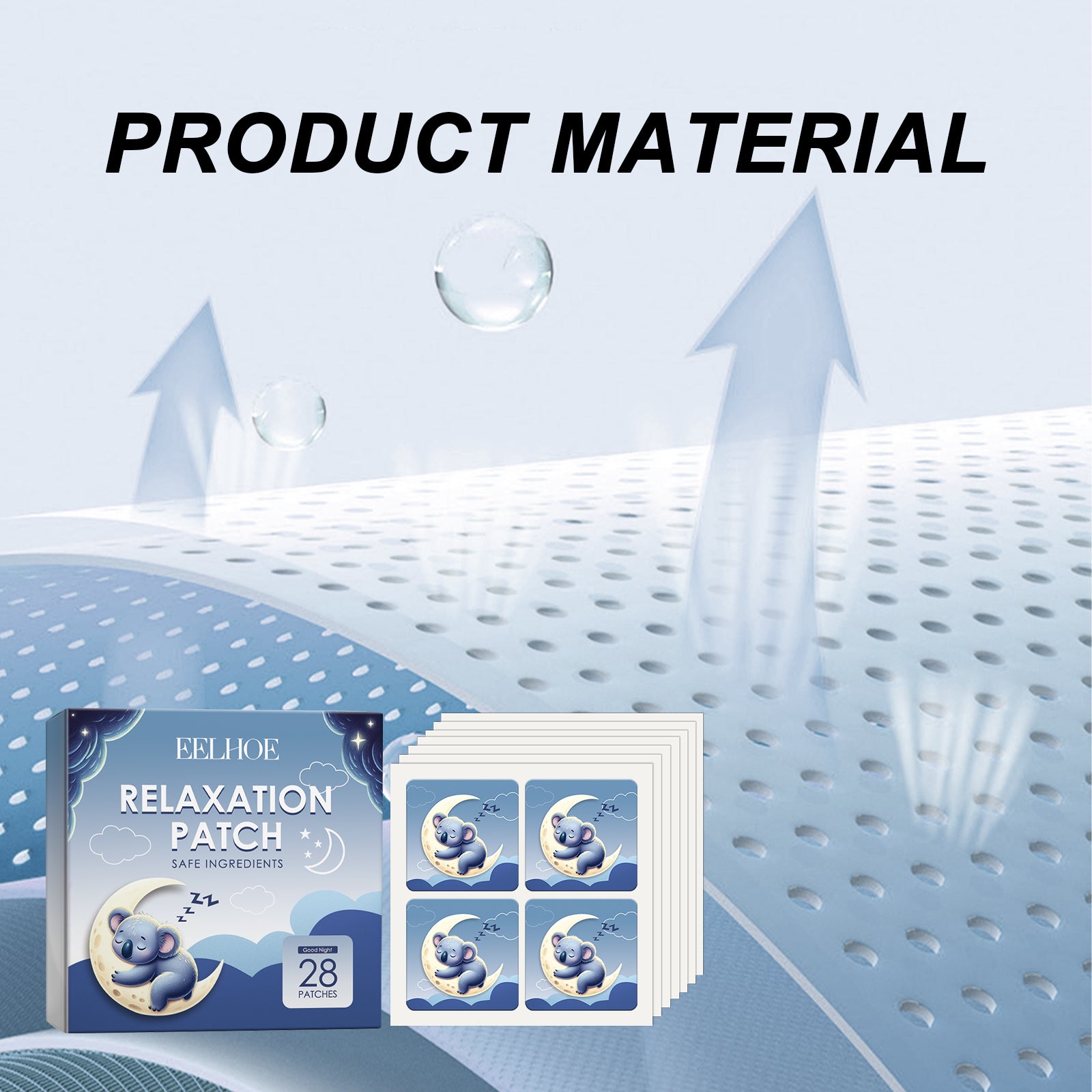 Relaxation Patch, Sleep Patches To Help You Fall Asleep Faster At Night And Protect Your Sleep Quality Health & Beauty Health Eprolo https://www.cyberehub.com
