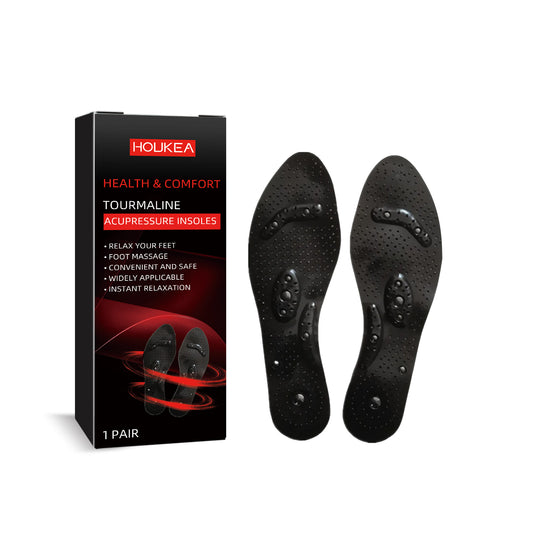 Tourmaline Acupressure Insoles, Foot Care Vein Repair Body Toning Body Care Foot Pads Health & Beauty Health Eprolo https://www.cyberehub.com