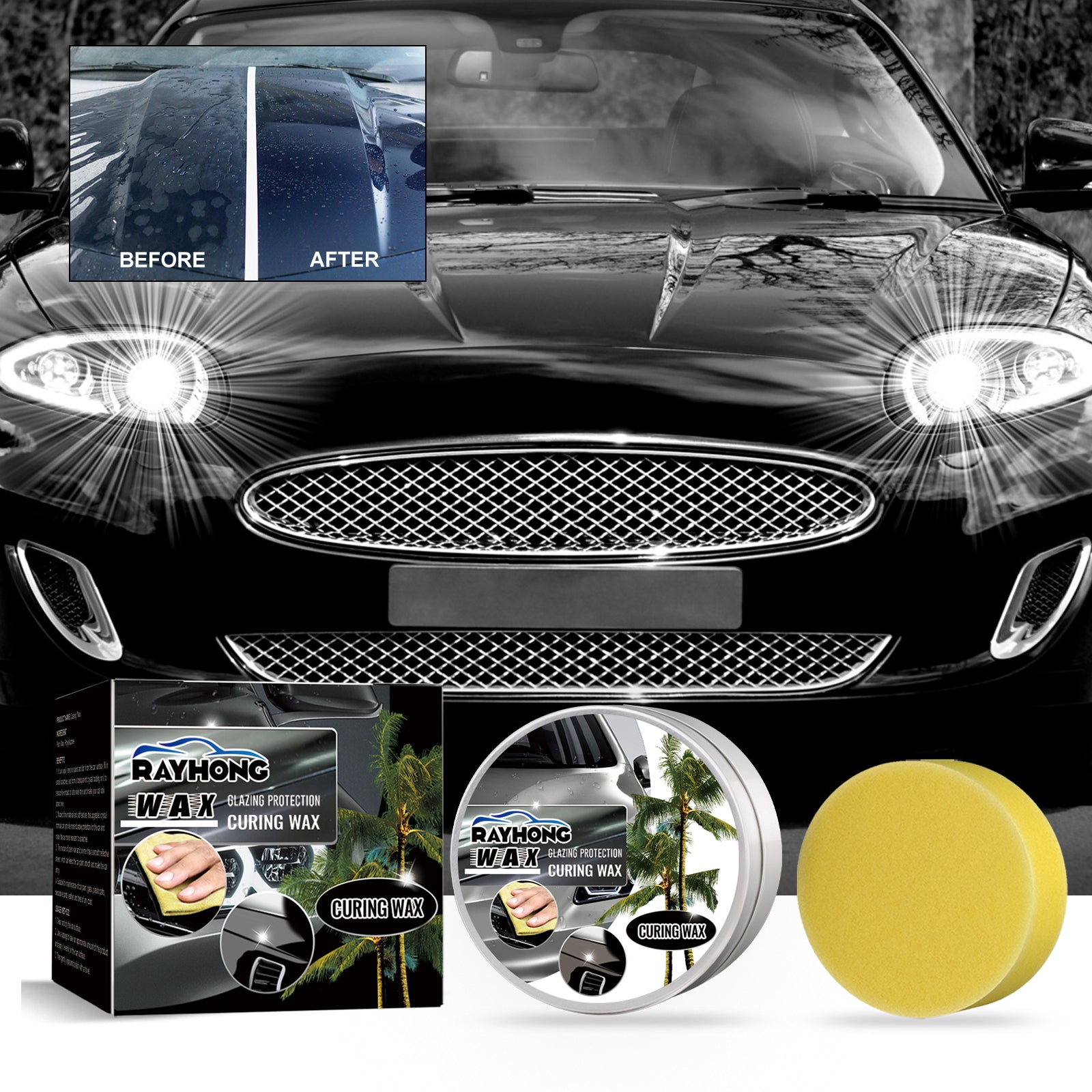 Curing Wax, Car Paint Refurbished Dust And Light Protection Wax Car Paint Plated Crystal Seal Glaze Coating Wax Automotive Eprolo https://www.cyberehub.com