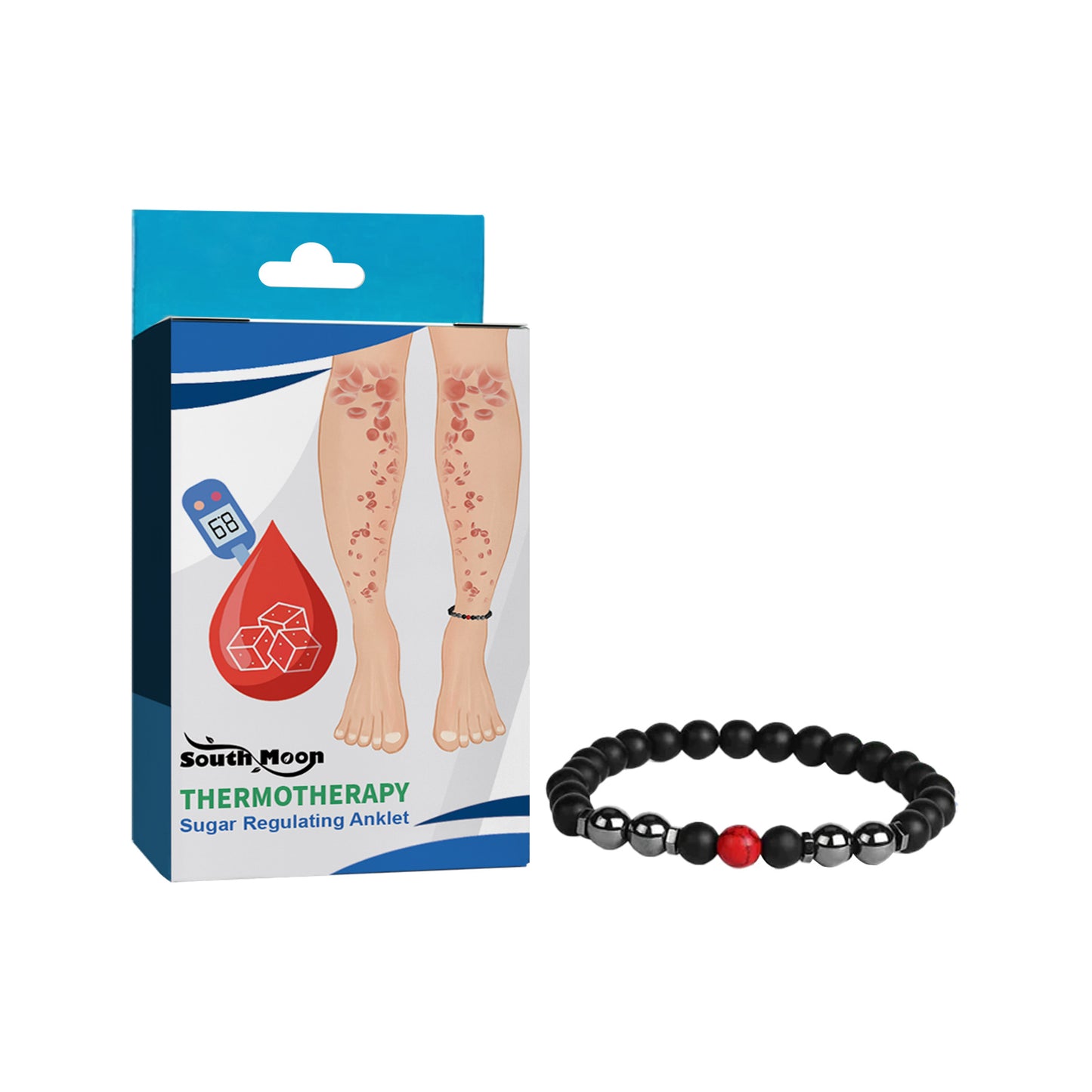 Nursing Foot Chain, Soothing Dizziness Body Discomfort Sugar Relief Health Care Anklet Health Eprolo https://www.cyberehub.com