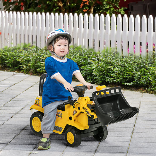 Ride On Excavator with Under Seat Storage, Pull Cart Kids Bulldozer for Boys & Girls, Sit and Scoot Construction Toy with Horn, Front Loader Shovel, for Sand and Snow, Ages 3 Years Old Car Giga GNJ Toys Walmart Giga https://www.cyberehub.com