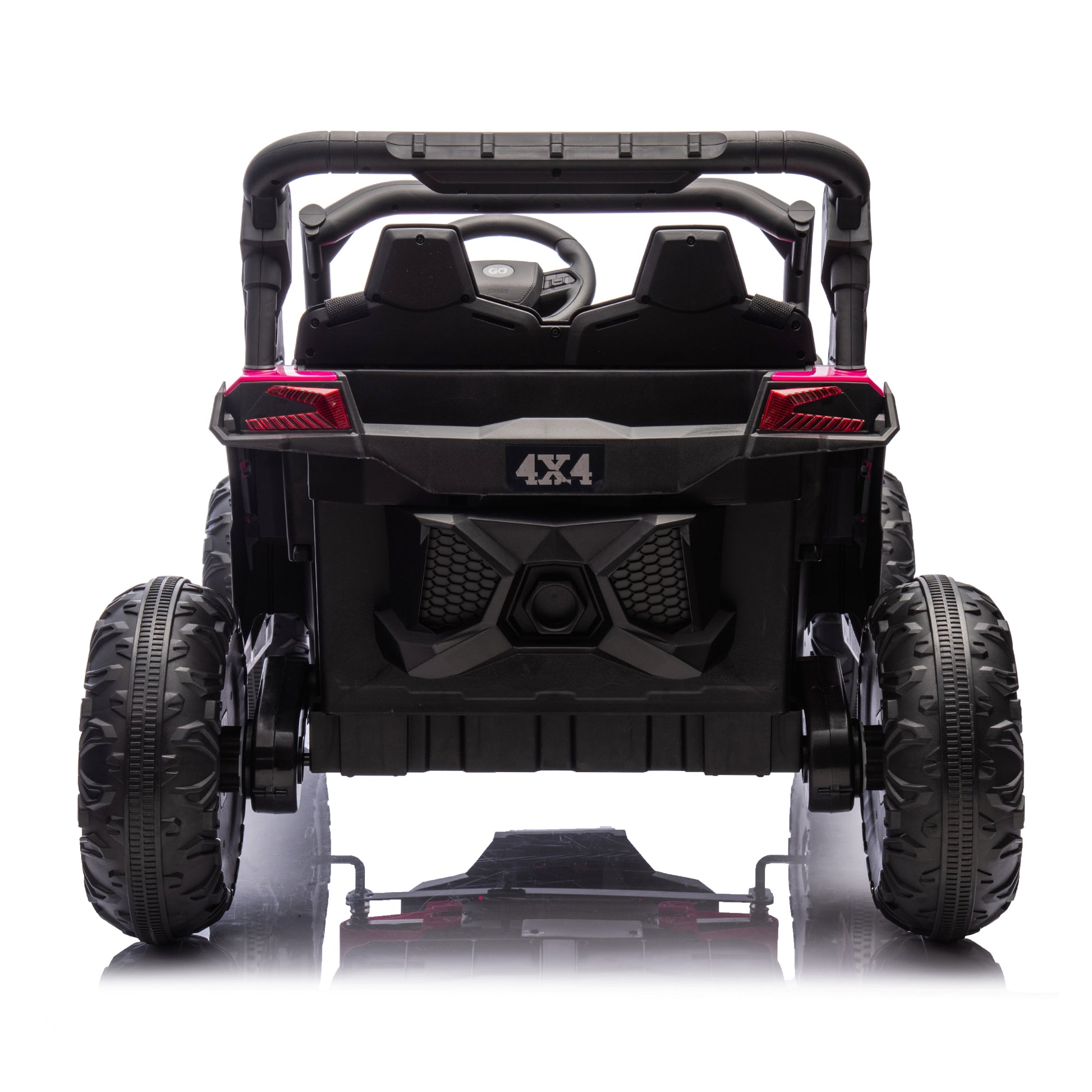 24V Two-Seater Kids Ride On UTV W/Parents Remote Control,Four-Wheel Suspension,Slow Start,Large wheel design,Anti-collision bar,Storage space,Music,USB,Bluetooth,Volume control,LED lights for Kids 3+. Giga Kids Toys Giga https://www.cyberehub.com
