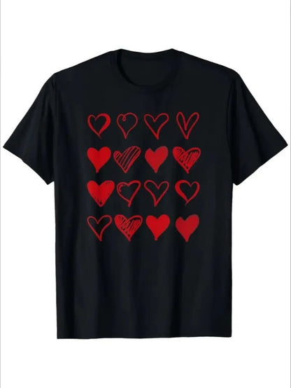 Love Valentine'S Day T-Shirt, Couple T-Shirt, Couple Christmas, Fashion Casual T-Shirt, Short-Sleeved T-Shirt Apparel/Shirt/Graphic Shirt SNULLO https://www.cyberehub.com