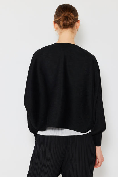 Marina West Swim Rib Pleated Puff Sleeve Bolero Cardigan Shirt Apparel Clothing Tops Marina West Swim Ship from USA Shirts USA Women Trendsi https://www.cyberehub.com