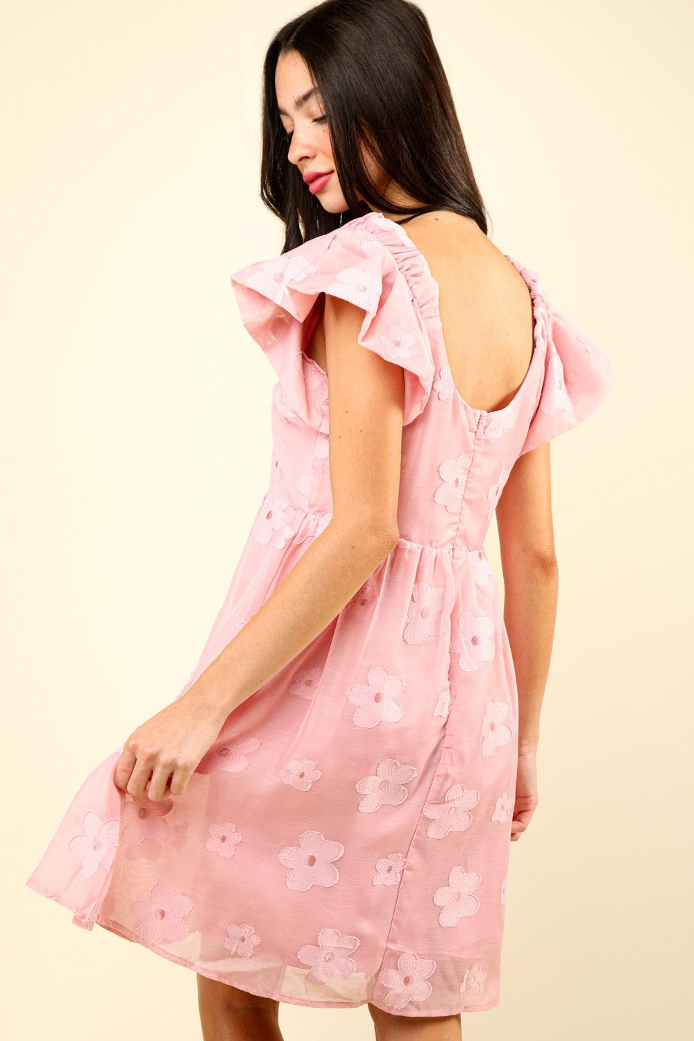VERY J Flower Embroidered Organza Mini Dress Apparel/Dress Dress Ship from USA TikTok Trendsi USPS VERY J Walmart Walmart Apparel Trendsi https://www.cyberehub.com