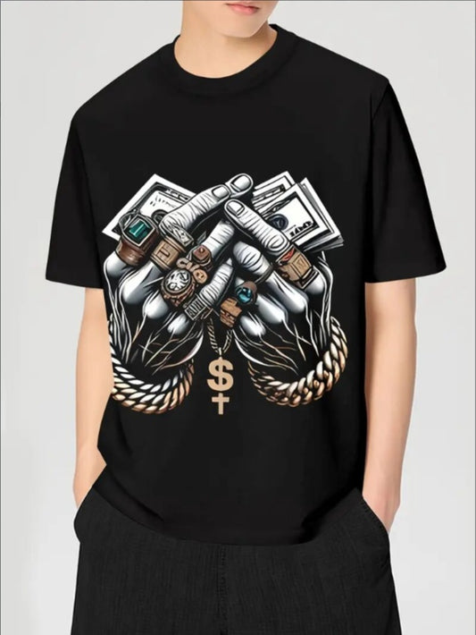 Men's Short-sleeved T-shirt Apparel/Shirt/Graphic Shirt SNULLO https://www.cyberehub.com