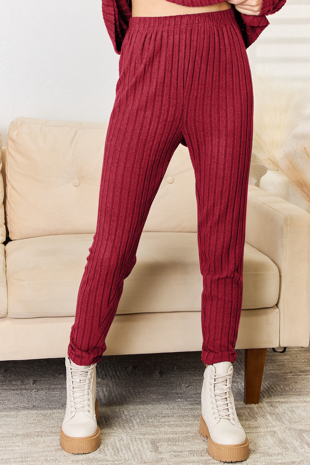Basic Bae Full Size Notched Long Sleeve Top and Pants Set Apparel/Tops Basic Bae Ship from USA TikTok Tops Trendsi USPS Walmart Walmart Apparel Trendsi https://www.cyberehub.com
