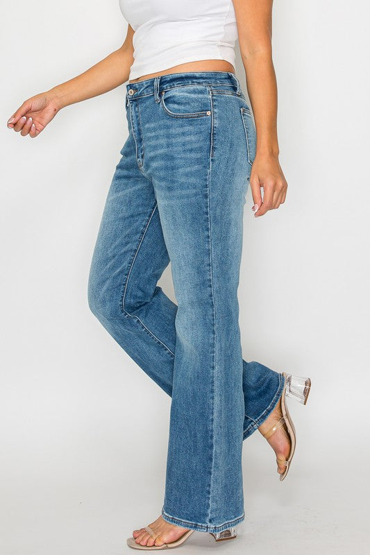bytos Full Size Cat's Whiskers Mid Rise Bootcut Jeans Apparel Apparel bytos Ship from USA TikTok Trendsi Trendsi https://www.cyberehub.com