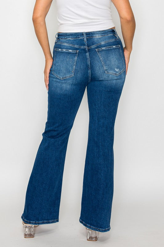 bytos Full Size High Rise Bootcut Jeans with Pockets Apparel Apparel bytos Ship from USA TikTok Trendsi Trendsi https://www.cyberehub.com