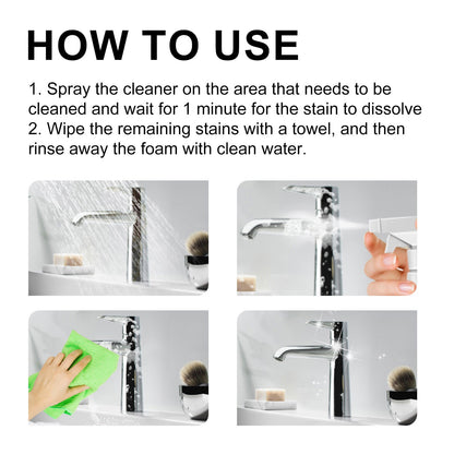 Jakehoe Bathroom Foam Cleaner Toilet, Toilet, Bathtub, Wash Basin, Tile Stain Remover, Descaling Cleaning Spray Home & Garden Health & Beauty Under 10 UniversalMaax https://www.cyberehub.com
