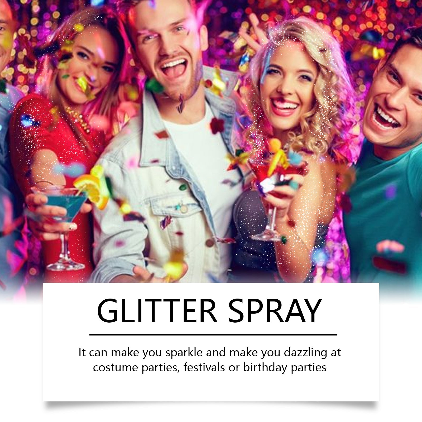 Eelhope Sparkly Glitter Spray, Hair Body Highlight Shimmer Prom Festival Bash Glitter Spray Health & Beauty Health & Beauty Under 10 UniversalMaax https://www.cyberehub.com