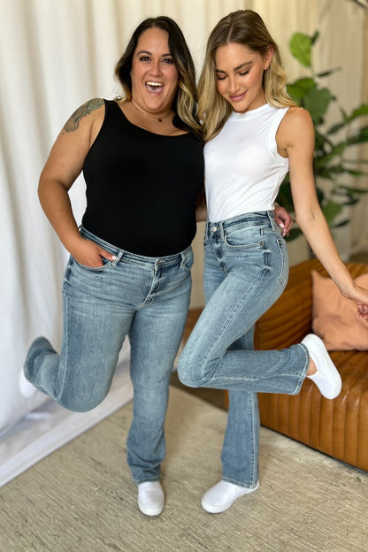 Judy Blue Full Size Medium Rise Bootcut Jeans Bottoms Bottoms Clothing Judy Blue Ship from USA Women Trendsi https://www.cyberehub.com