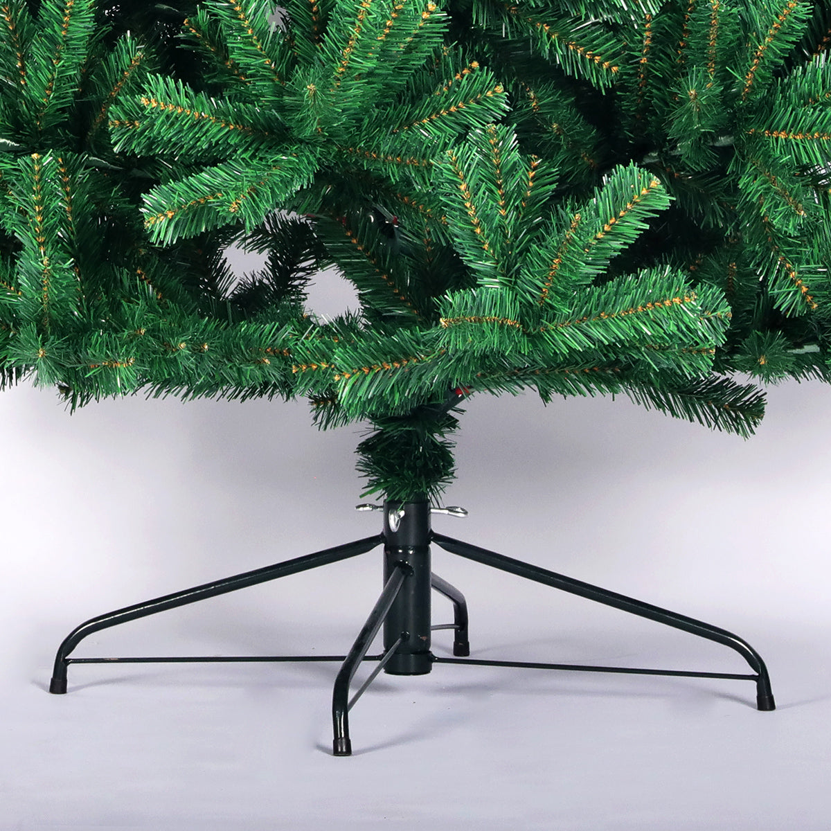 Artificial Christmas Tree Full Natural Spruce PVC Fir Tree 7.5ft Foldable Metal Stand Unlit Green Furniture Giga Giga https://www.cyberehub.com