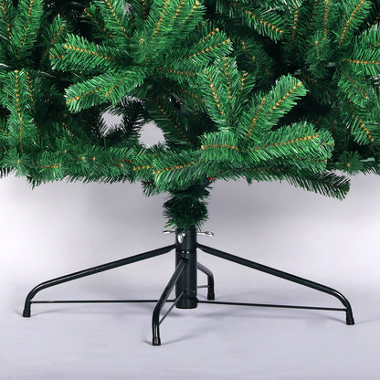 Artificial Christmas Tree Full Natural Spruce PVC Fir Tree 7.5ft Foldable Metal Stand Unlit Green Furniture Giga Giga https://www.cyberehub.com