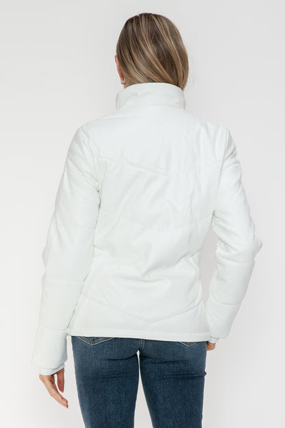 Snobbish Pocketed Zip Up Turtleneck Puffer Jacket Tops/Jackets/Sweaters Clothing Tops Ship from USA Snobbish TikTok Trendsi USPS Walmart Trendsi https://www.cyberehub.com
