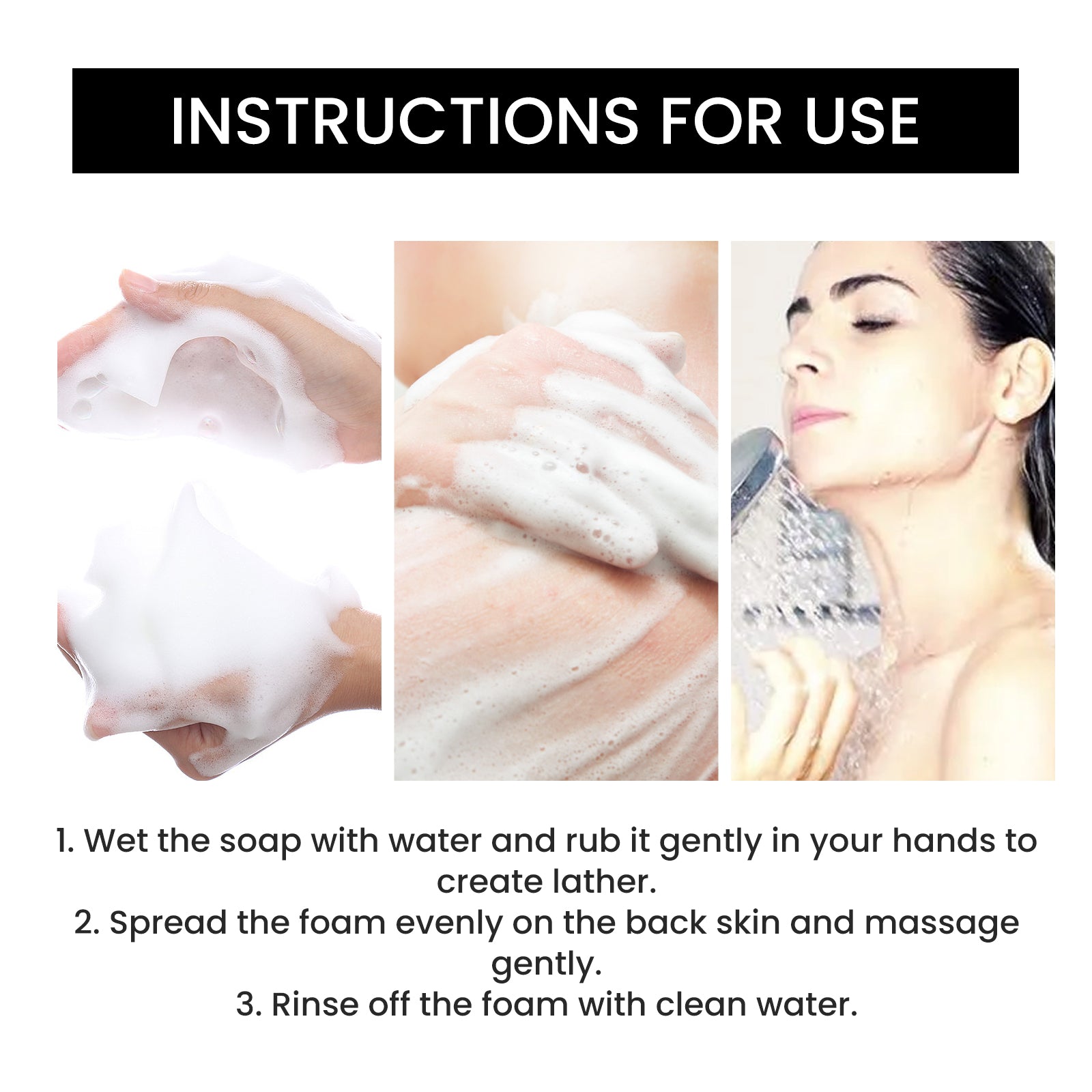 Carbon Clay Back Soap Whitening Body Cleansing Skin Lightening Dark Spots Acne Mark Exfoliating Moisturizing Brightening Soap Health & Beauty Health Eprolo https://www.cyberehub.com