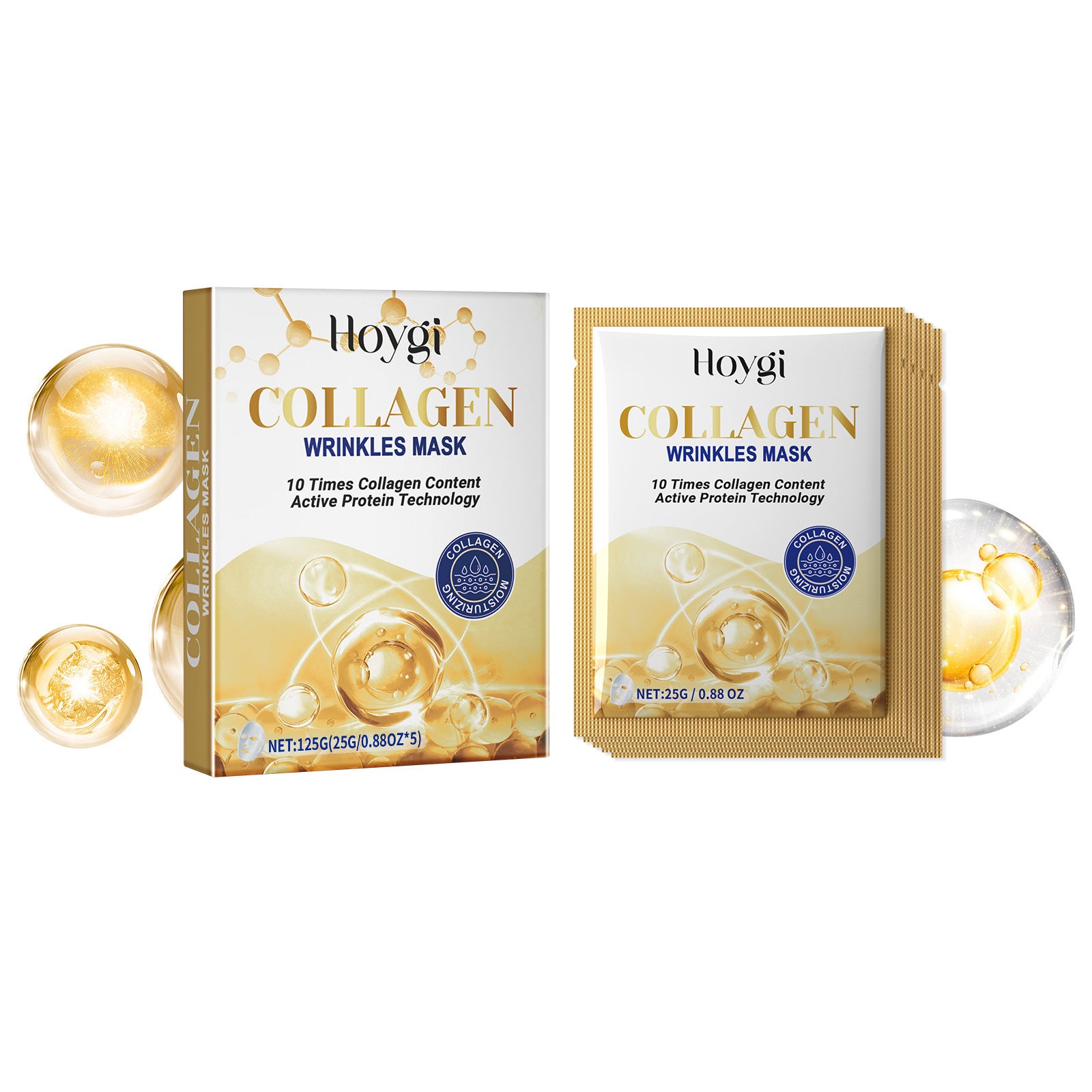 Collagen Wrinkles Mask, Moisturizing, Moisturizing And Firming Facial Skin, Cleaning, Anti-Wrinkle, Anti-Aging Eyes default title Health & Beauty Health Eprolo https://www.cyberehub.com