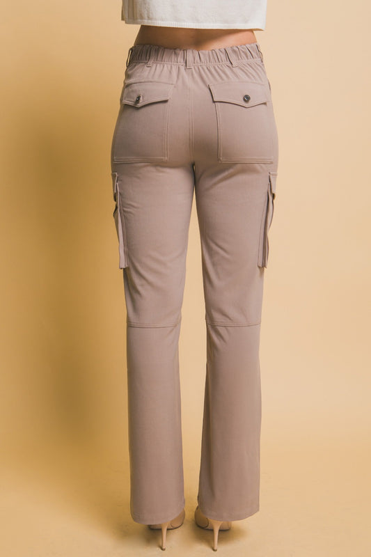 Love Tree High Rise Cargo Pants with Pockets Bottoms Bottoms Clothing LOVE TREE Pants Ship from USA Women Trendsi https://www.cyberehub.com