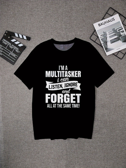 Men, I Am A Versatile Pattern T-shirt, Casual Short Sleeved Top, And A Men's Novelty T-shirt For Daily Wear In Summer Apparel/Shirt/Graphic Shirt SNULLO https://www.cyberehub.com
