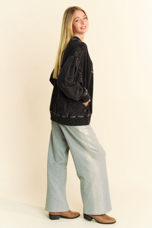 Davi & Dani Stud Star Patch Acid Washed Sweatshirt Apparel/Tops Davi & Dani Ship from USA TikTok Tops Trendsi USPS Walmart Walmart Apparel Trendsi https://www.cyberehub.com