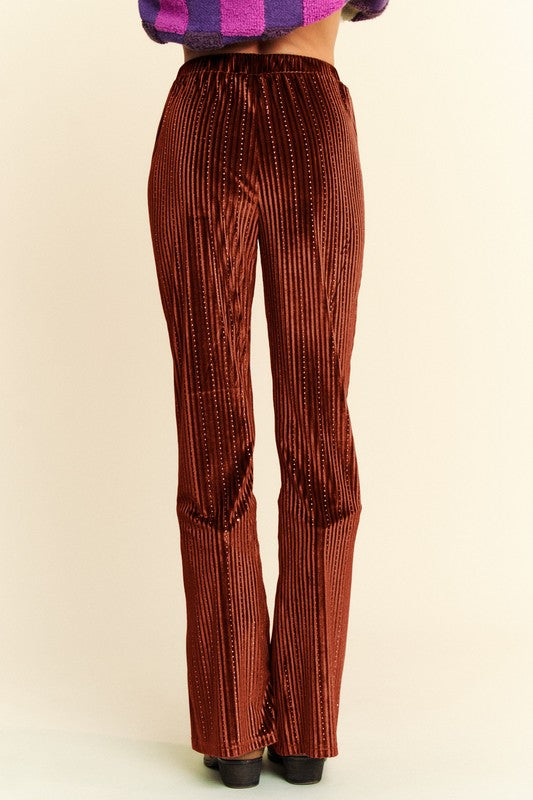 Davi & Dani Elastic Waist Knit Flare Pants Apparel Apparel Davi & Dani Ship from USA TikTok Trendsi Trendsi https://www.cyberehub.com