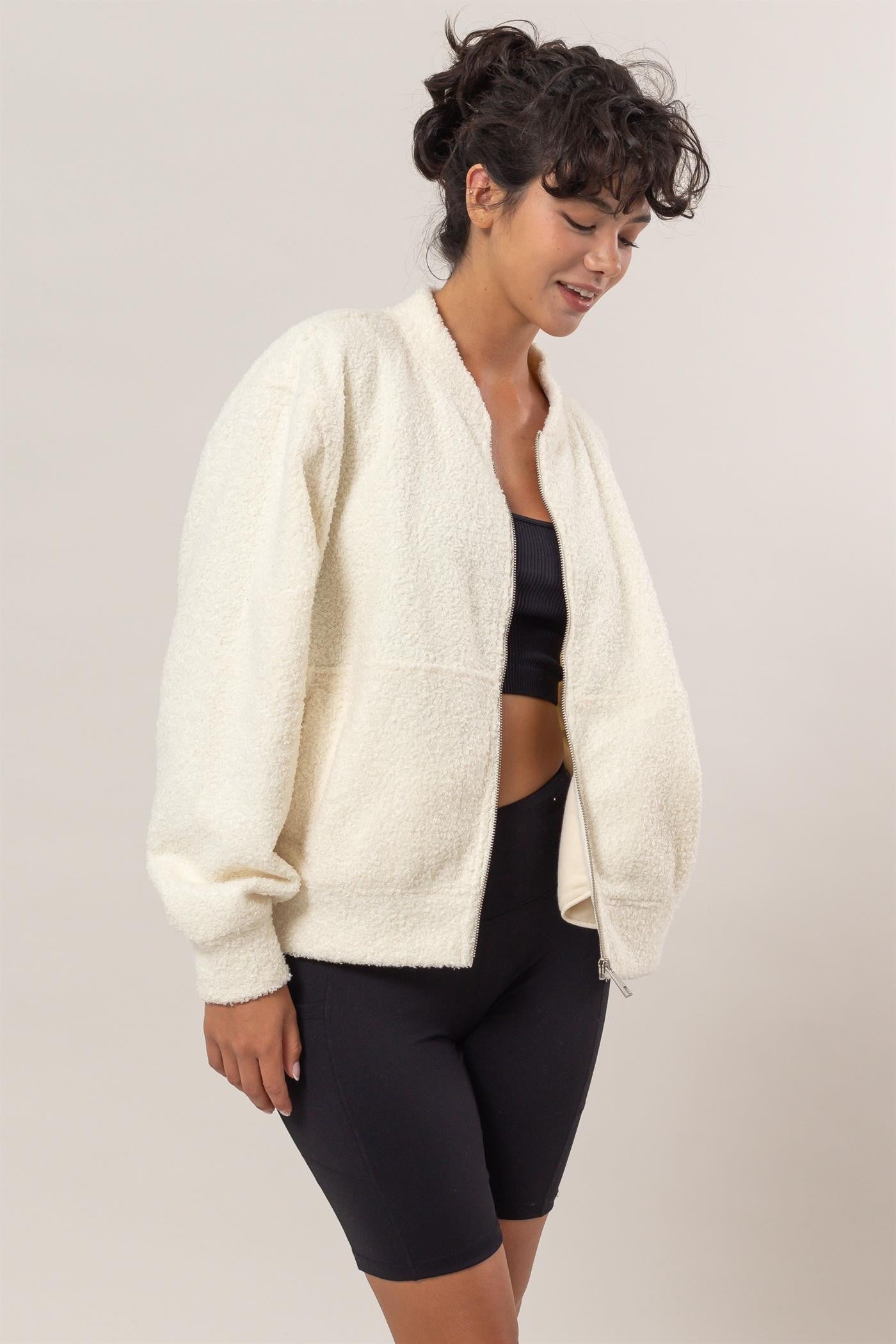 HYFVE Baseball Collar Zip Up Long Sleeve Jacket Apparel Featured HYFVE Ship from USA Tiktok Trendsi USA USPS Walmart Trendsi https://www.cyberehub.com