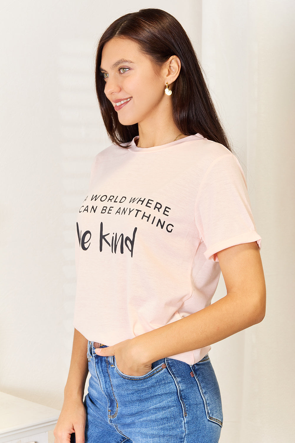 Simply Love Slogan Graphic Cuffed T-Shirt Apparel/Tops Ship from USA Simply Love TikTok Tops Trendsi USPS Walmart Walmart Apparel Trendsi https://www.cyberehub.com