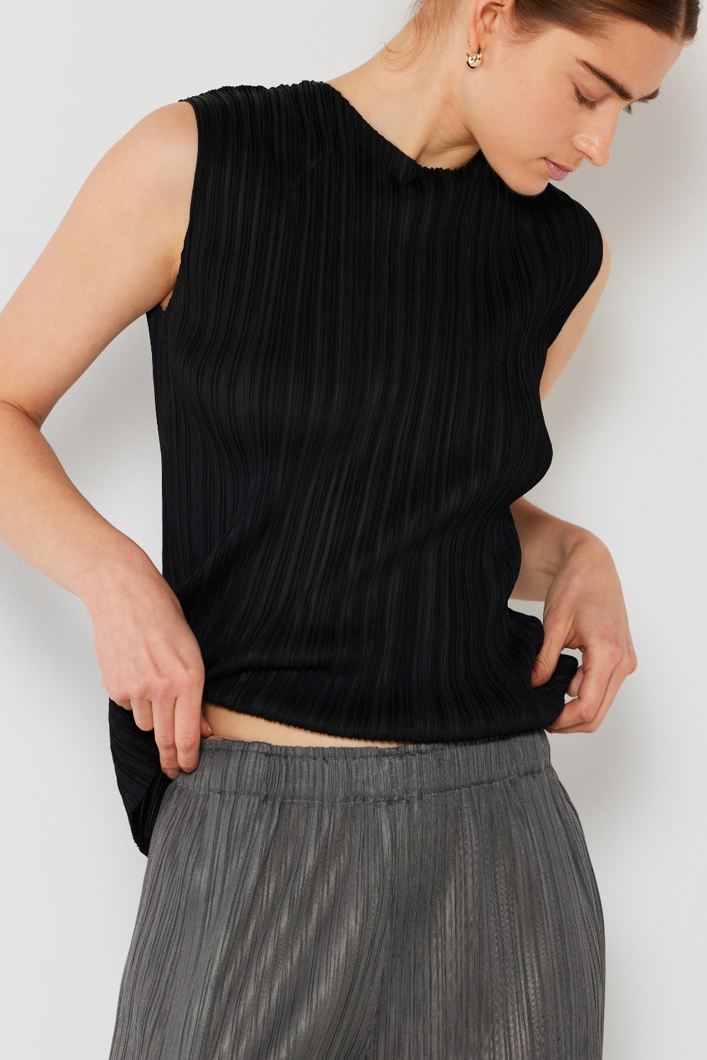 Marina West Swim Pleated Sleeveless Crewneck Tank Apparel/Tops Marina West Swim Ship from USA TikTok Tops Trendsi USPS Walmart Walmart Apparel Trendsi https://www.cyberehub.com