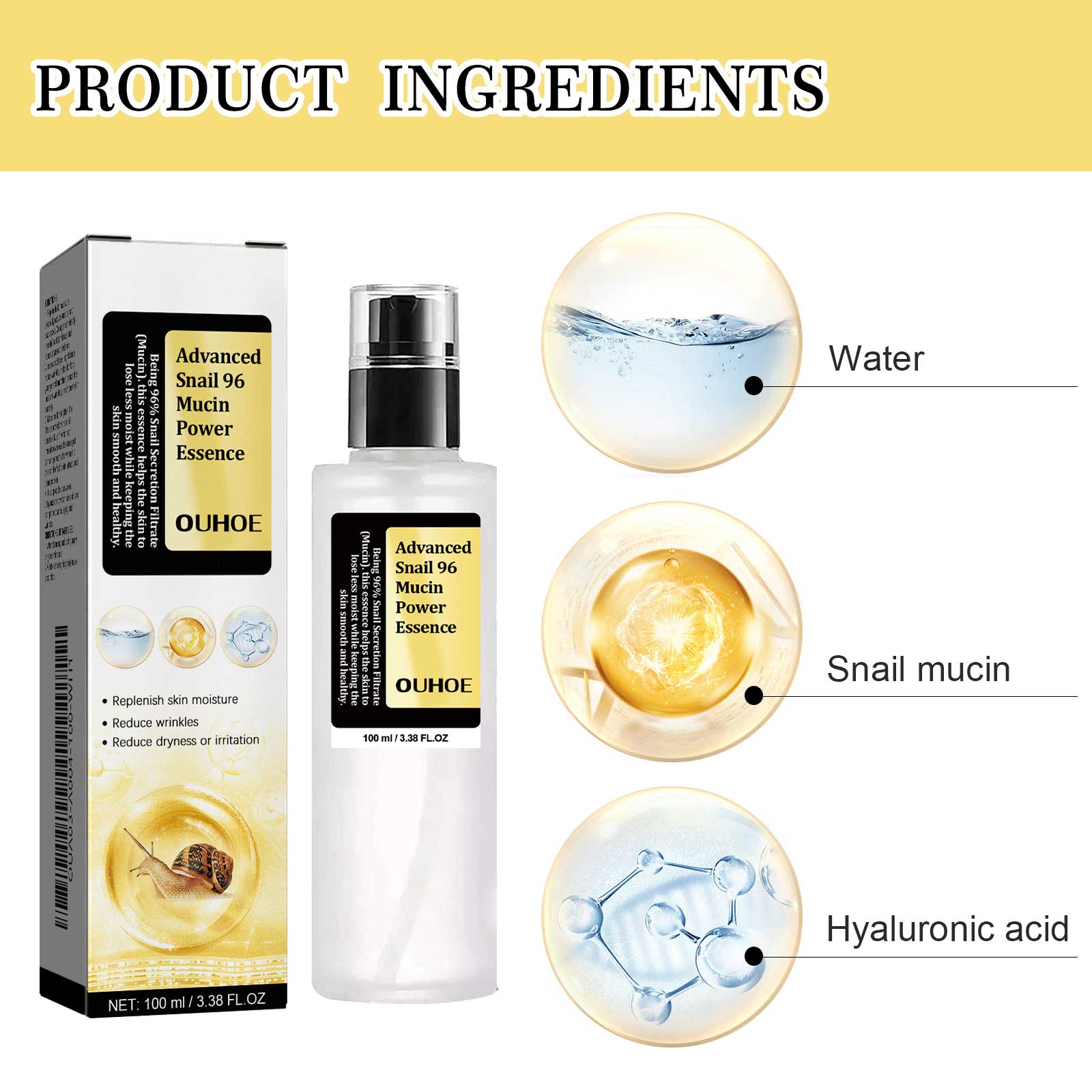 Snail 96 Collagen Power Essence, Repair Skin Barrier Moisturizing And Fading Dark Spots Snail Essence Health Eprolo https://www.cyberehub.com