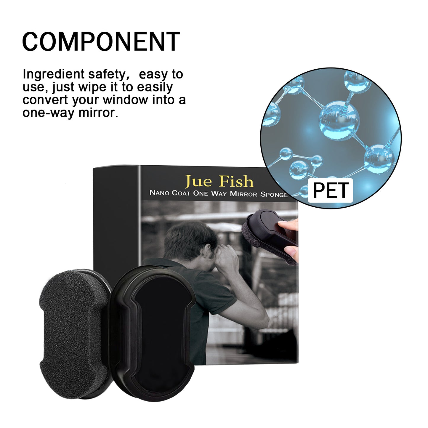 Nano Coat One Way Mirror Sponge, Car Windshield Bathroom Office Floor-To-Ceiling Window Glass Nanosponge Wipe Health Eprolo https://www.cyberehub.com