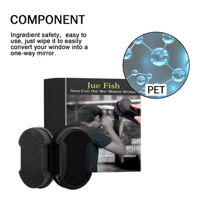 Nano Coat One Way Mirror Sponge, Car Windshield Bathroom Office Floor-To-Ceiling Window Glass Nanosponge Wipe Health Eprolo https://www.cyberehub.com