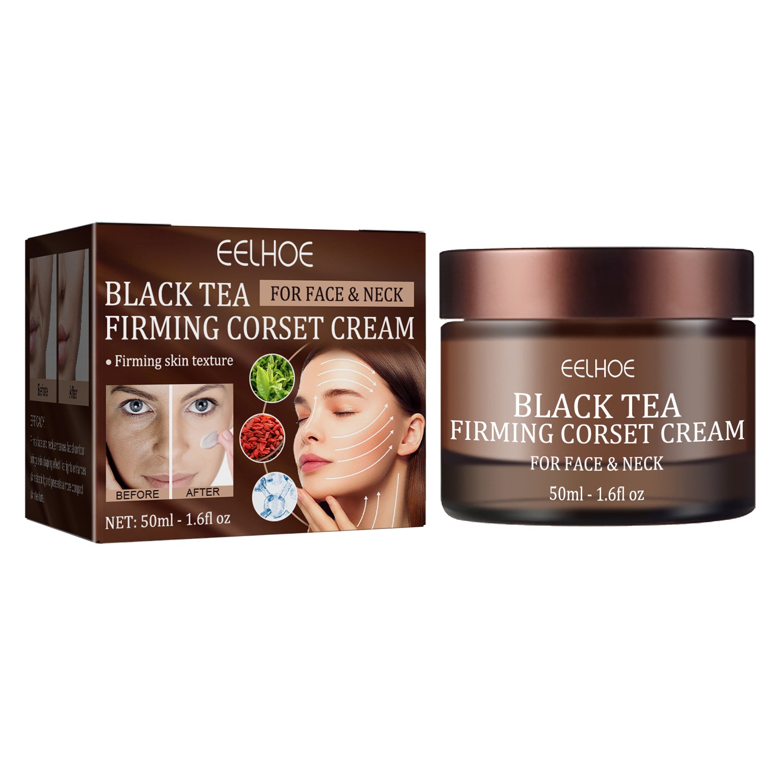 Black Tea Firming Moulding Face Cream, Moisturizing Softening Skin Firming Shrinking Pore Face Cream Health Eprolo https://www.cyberehub.com