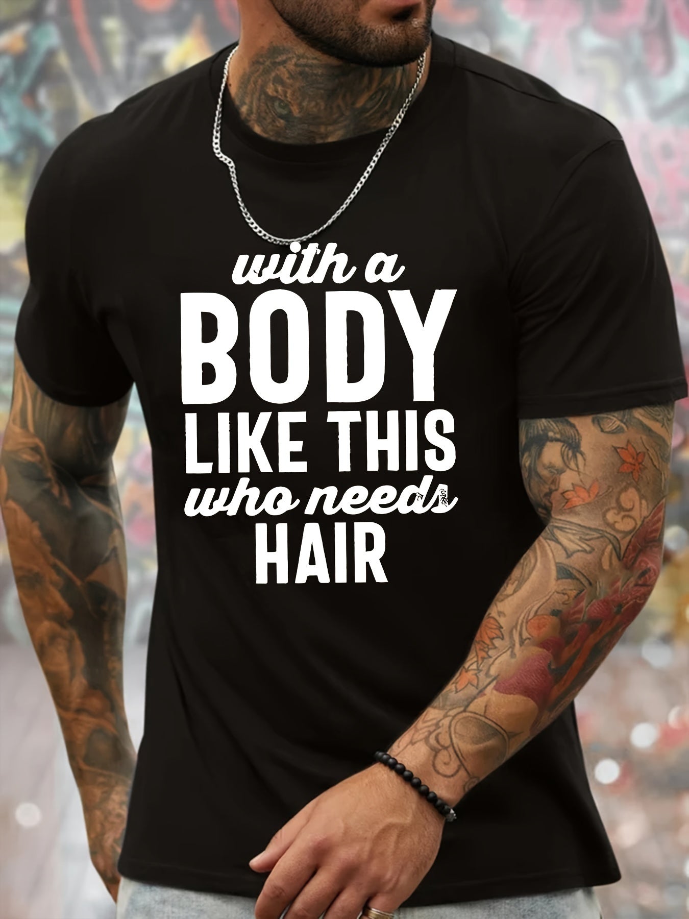 There Is Such A Body Men's Printed T-shirt, Casual Quick Drying Breathable T-shirt, Running Training Short Sleeved T-shirt, Spring And Summer Apparel/Shirt/Graphic Shirt SNULLO https://www.cyberehub.com