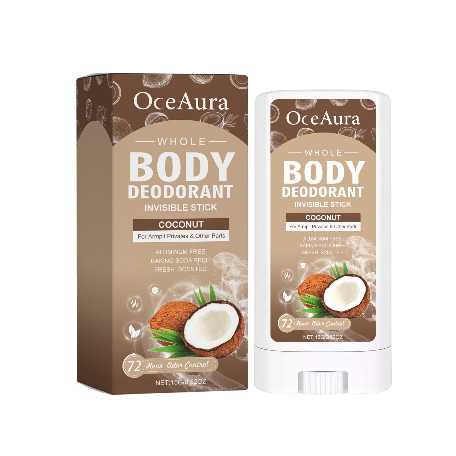 OceAura Whole Body Deodorant, Clean Armpit Sweat Odor Mild Refreshing Deodorant Stick Health & Beauty Health & Beauty Under 10 UniversalMaax https://www.cyberehub.com