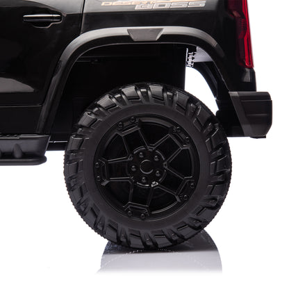 24V10A Two-seater Kids Ride On Electric Pickup, kids ride on toy W/parents remote control,4WD 800W motors,Two Safety belts,High Gate Safety Design,USB,Bluetooth, Speed 2.49-3.73MPH for kids aged 3+. Giga Kids Toys Giga https://www.cyberehub.com