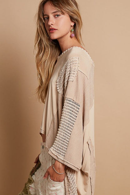 POL High-Low Contrast V-Neck Top Apparel Apparel POL Ship from USA TikTok Trendsi Trendsi https://www.cyberehub.com