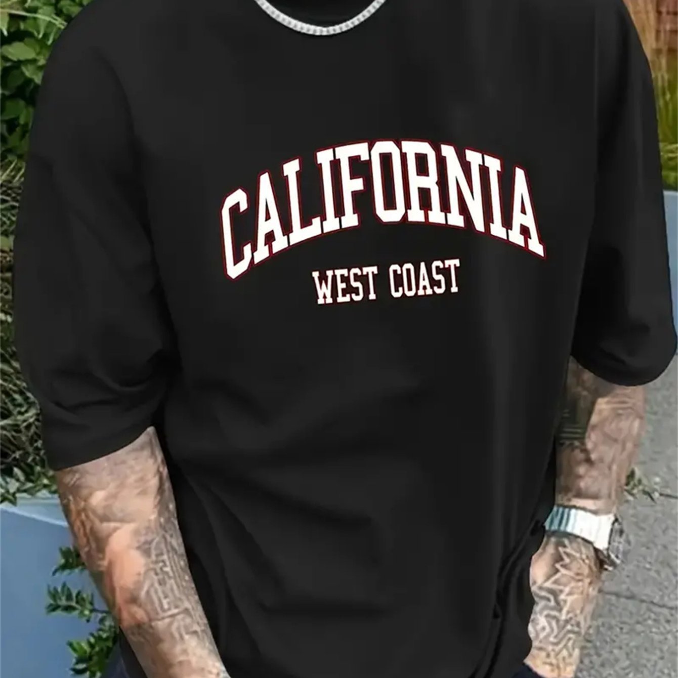 Men's Creative Tops, Casual Short Sleeved Round Neck T-shirts, Summer Outdoor Men's Clothing Black Apparel/Shirt/Graphic Shirt SNULLO https://www.cyberehub.com