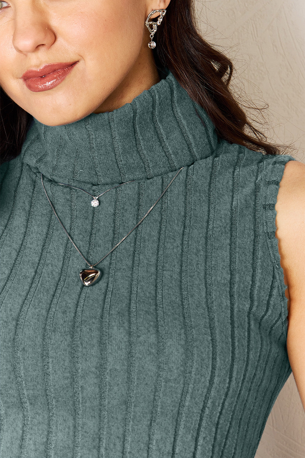 Basic Bae Full Size Ribbed Turtleneck Tank Apparel/Tops Basic Bae Ship from USA TikTok Tops Trendsi USPS Walmart Walmart Apparel Trendsi https://www.cyberehub.com